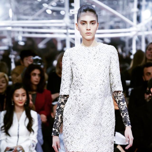 Tako Natsvlishvili - Stunning 16-year old Georgian model appears at Versace fashion show geotv.ge